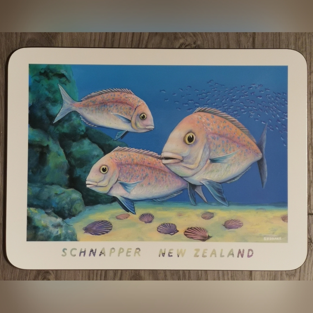 Jason Fish Placemats Set - "Underwater NZ" - Picture 6 of 10